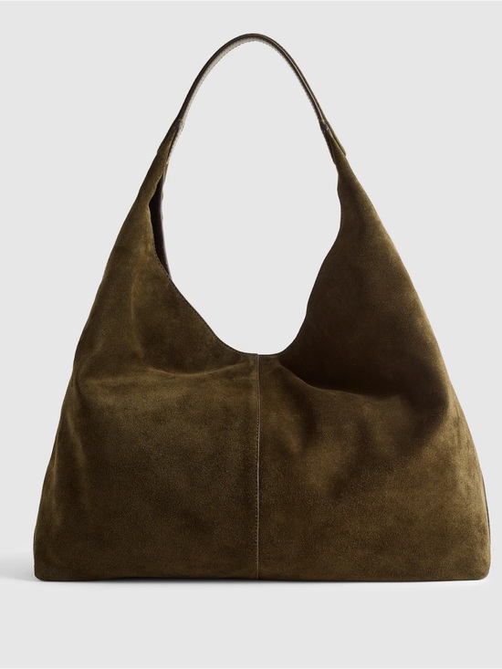 Madewell Handbags - Madewell The Mylie Large Shoulder Bag in Italian Suede